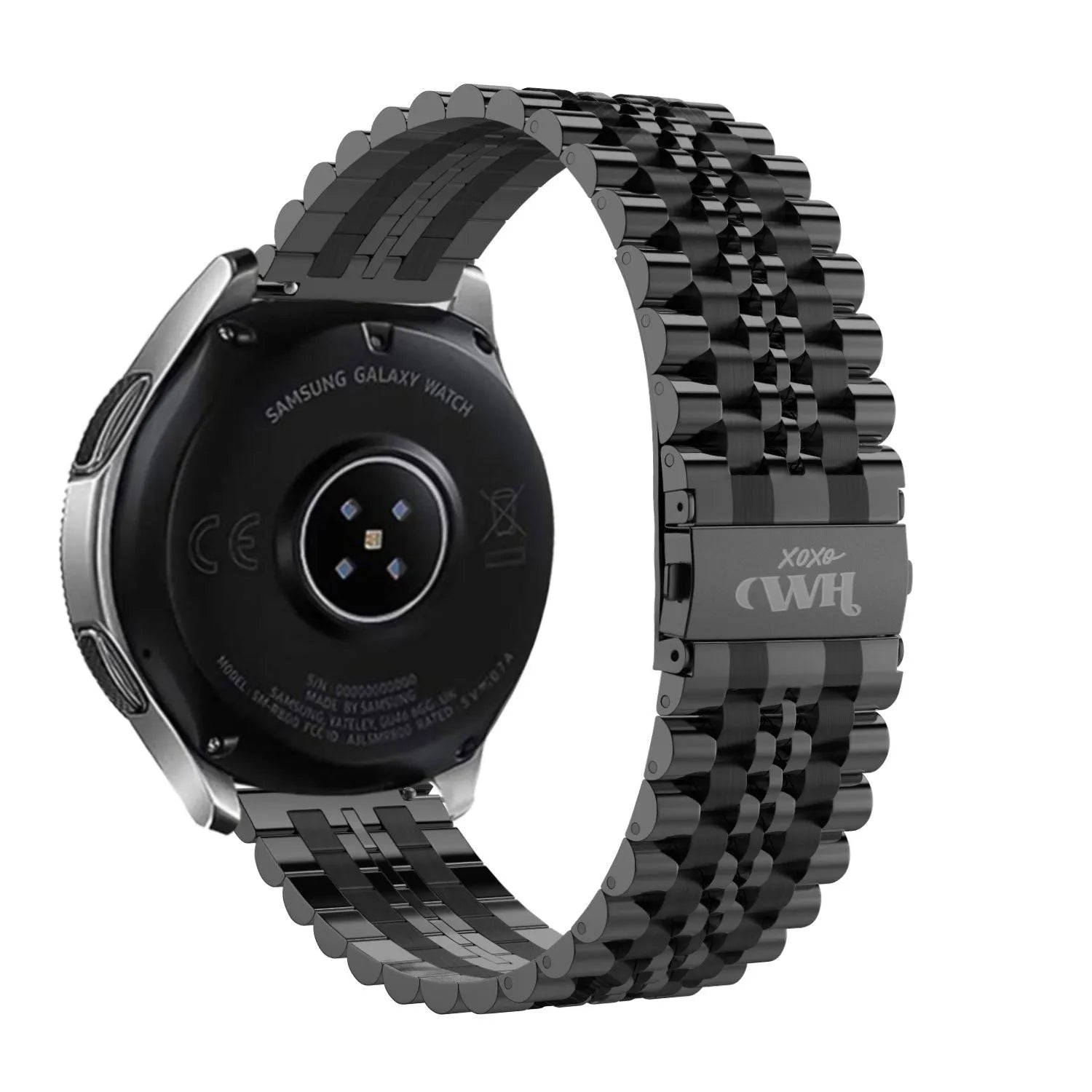 Bracelet acier xoxo Wildhearts Xiaomi Amazfit Bip (noir)