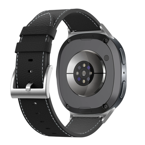 Samsung Galaxy Watch 8 Classic Leather Grain Strap (Black)