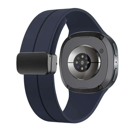 Samsung Galaxy Watch 9 - 40mm D-Buckle Silicone Strap (Dark Blue)