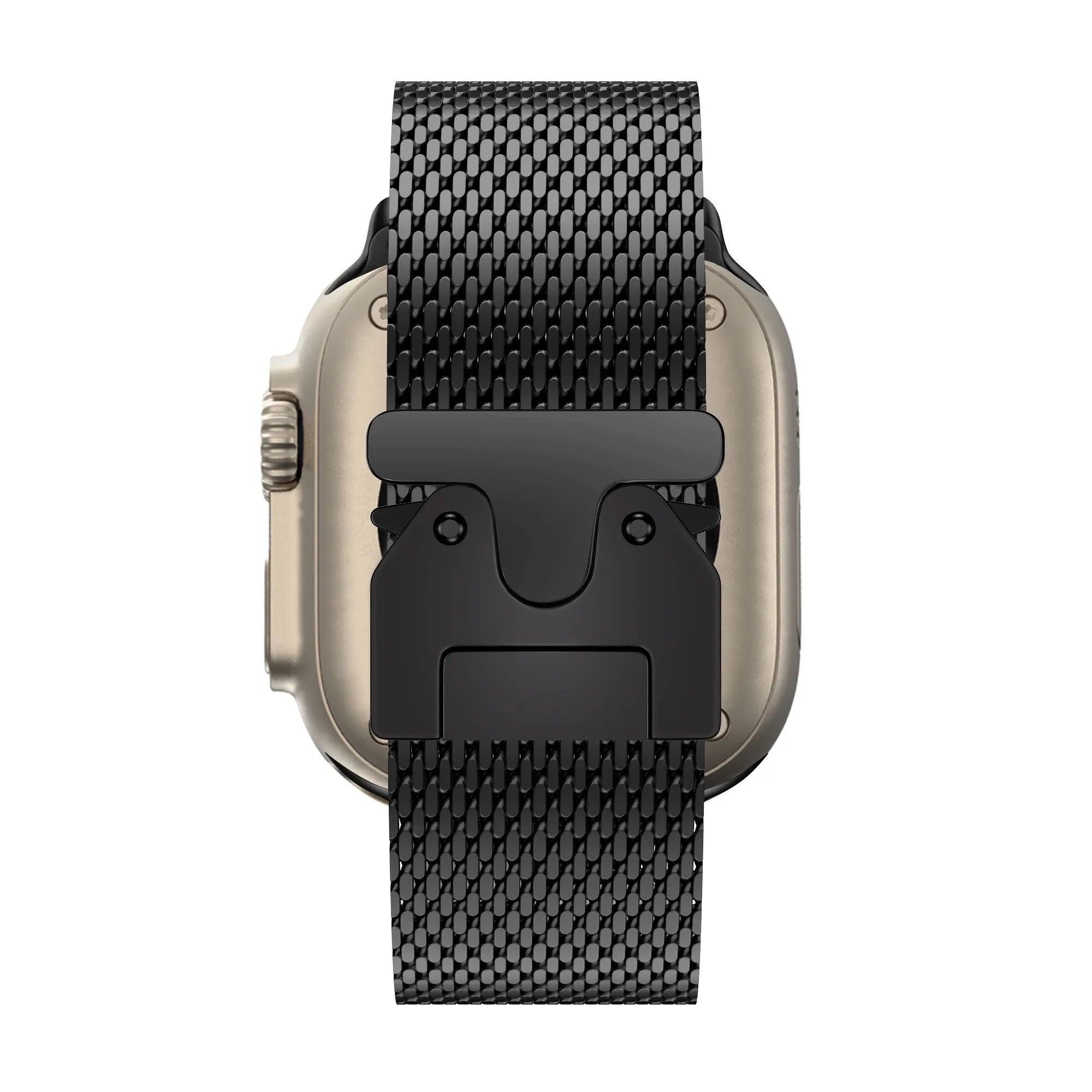 Bandz Bracelet Milanais Loop avec P-buckle Apple Watch (noir)