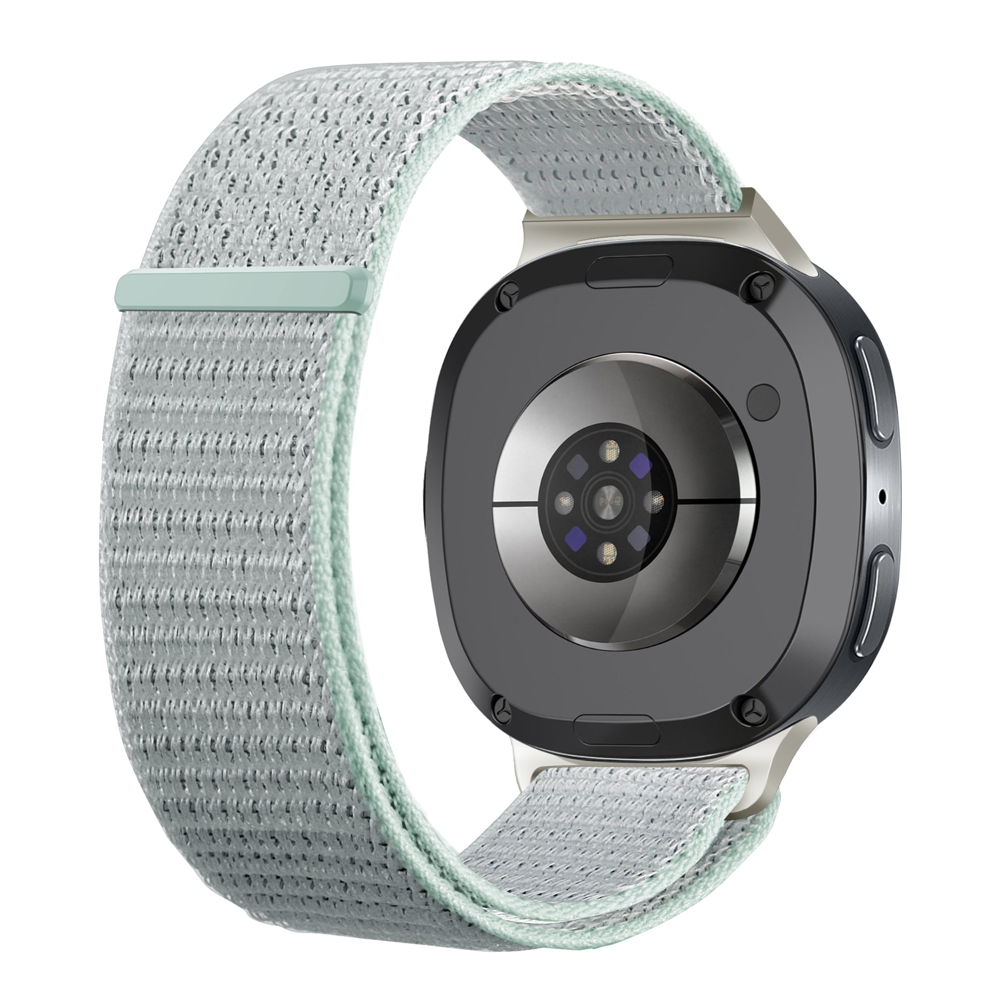 Bracelet nylon Samsung Galaxy Watch 8 - 44mm (cyan clair)
