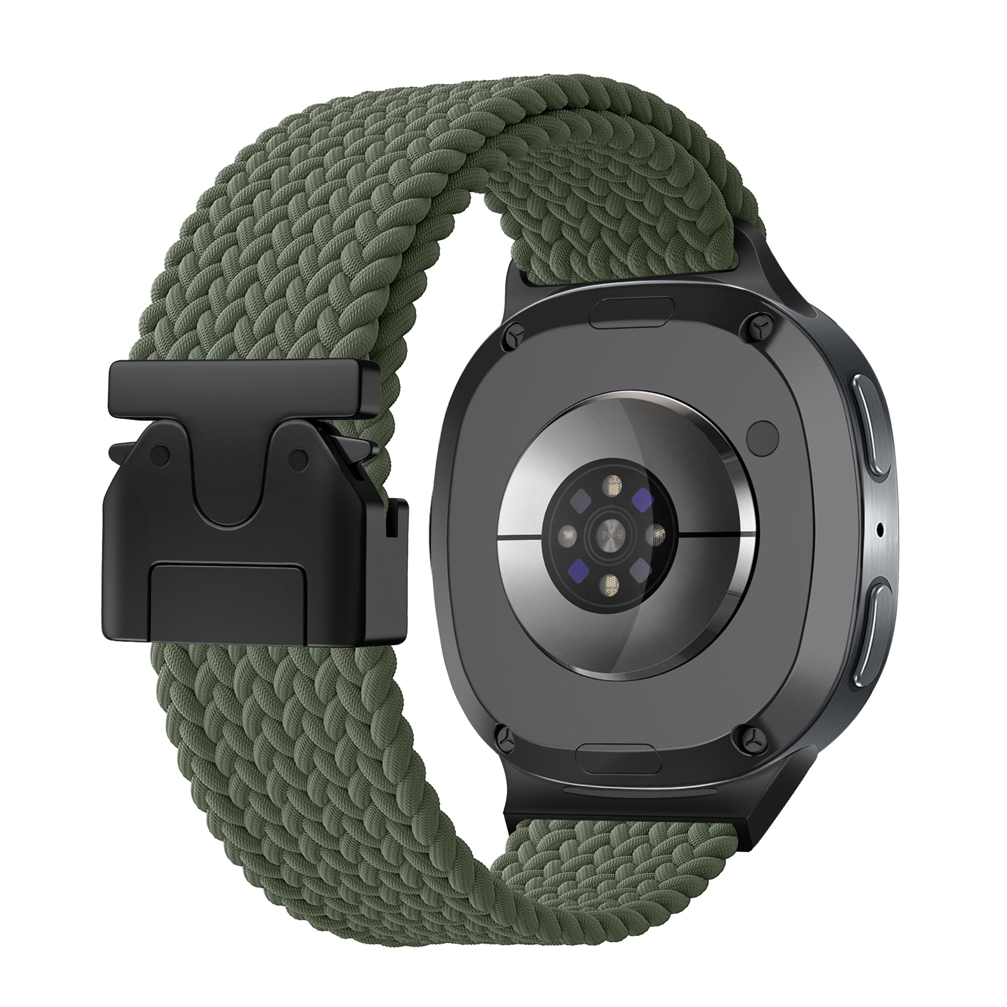 Samsung Galaxy Watch 8 Classic Braided Strap with P-Buckle (Green)