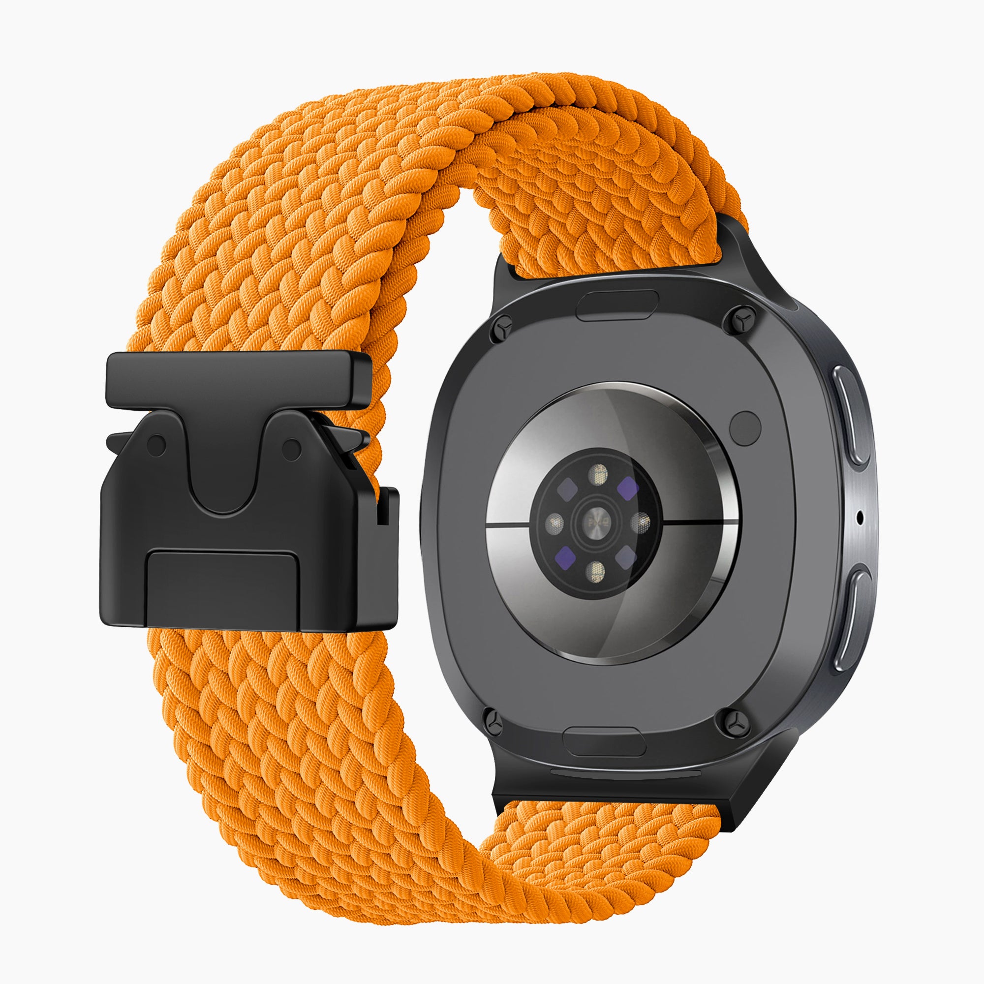 Bracelet tressé boucle en P Samsung Galaxy Watch 9 - 44mm (orange)