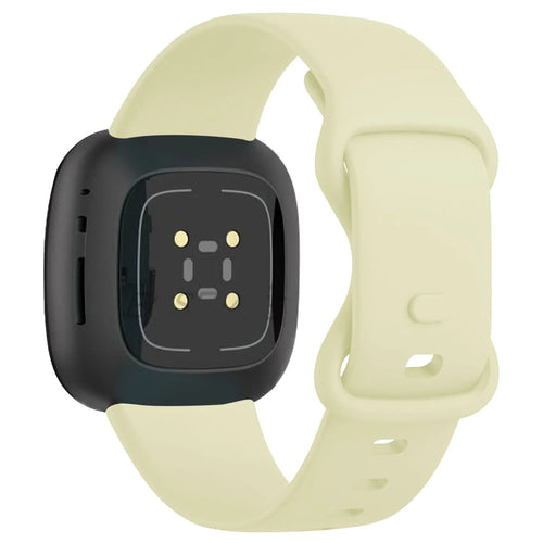 Silicone Strap 'Classic', on a watch, 3/4 rear view