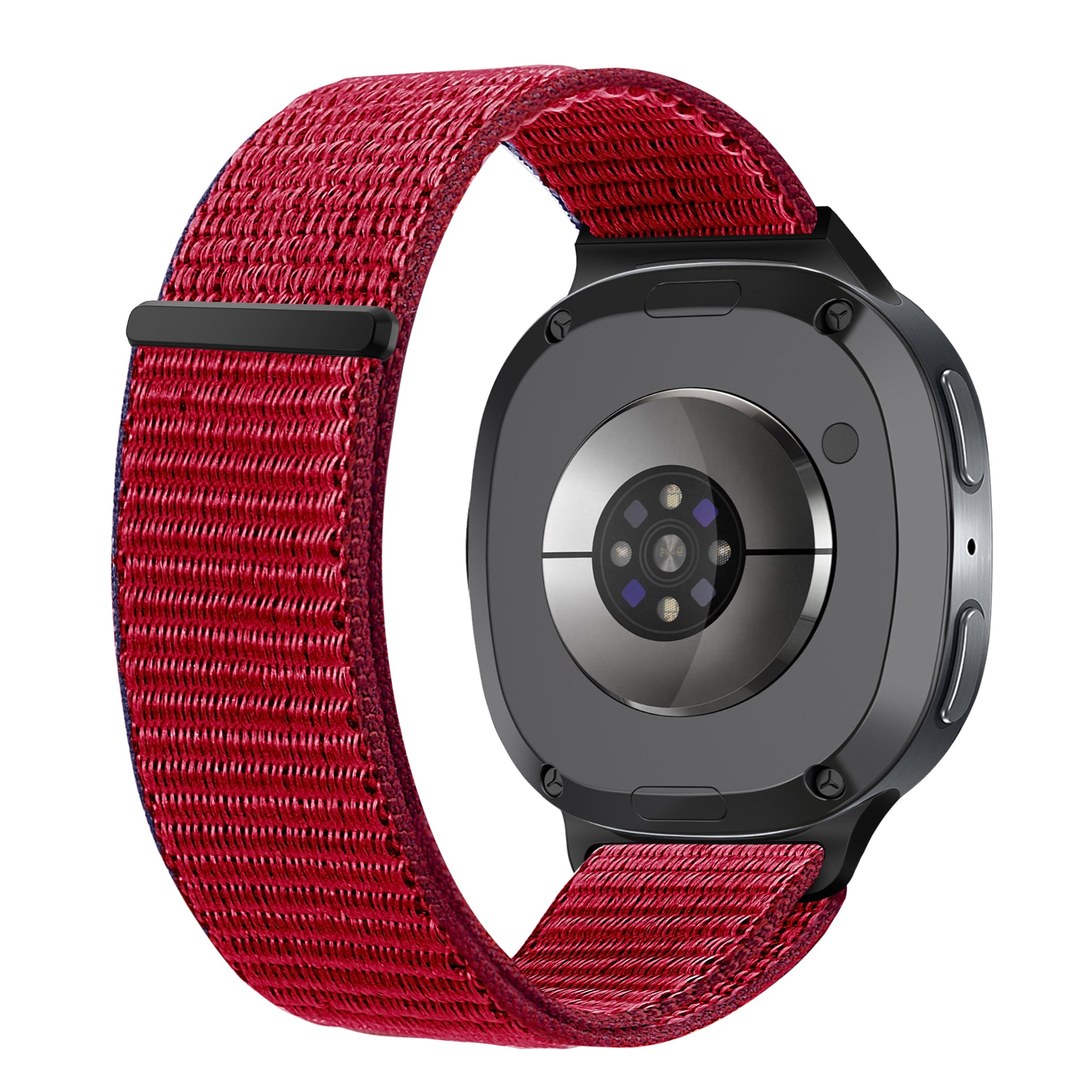 Samsung Galaxy Watch 8 - 44mm Nylon Strap (Red Mix)