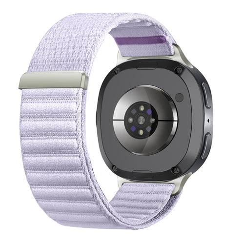 Bracelet nylon ondulé Samsung Galaxy Watch 9 - 40mm (mauve)