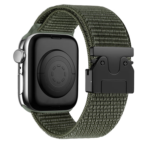 Bandz Bracelet nylon 'Classic' boucle en P Apple Watch Ultra (vert militaire)