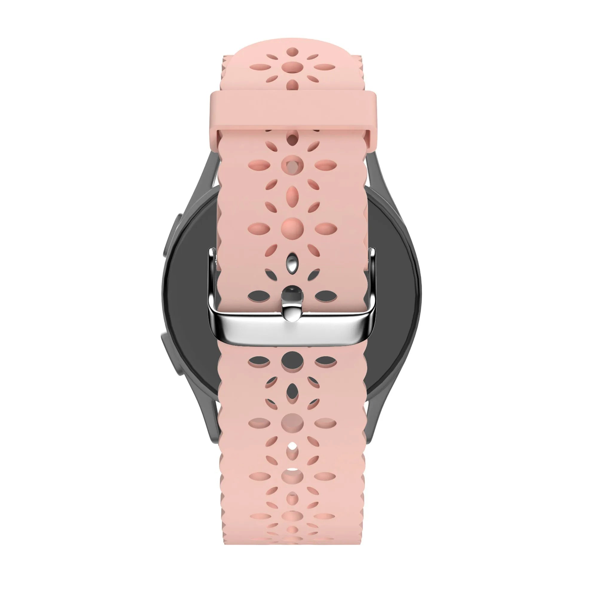 Bandz ICE Smart 2.0 Square 1.70 Silicone Strap with Cutouts (Pink)