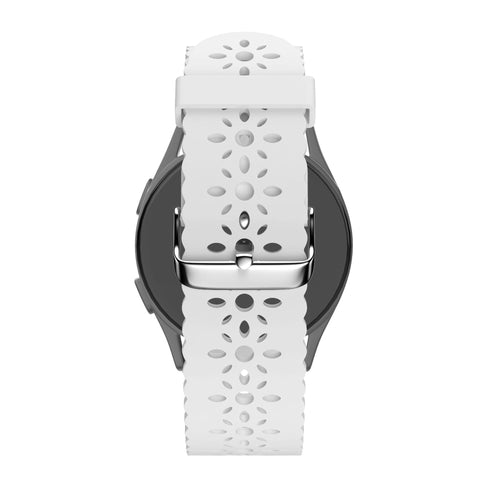 Bandz Amazfit Cheetah 2 Pro Patterned Silicone Strap (White)