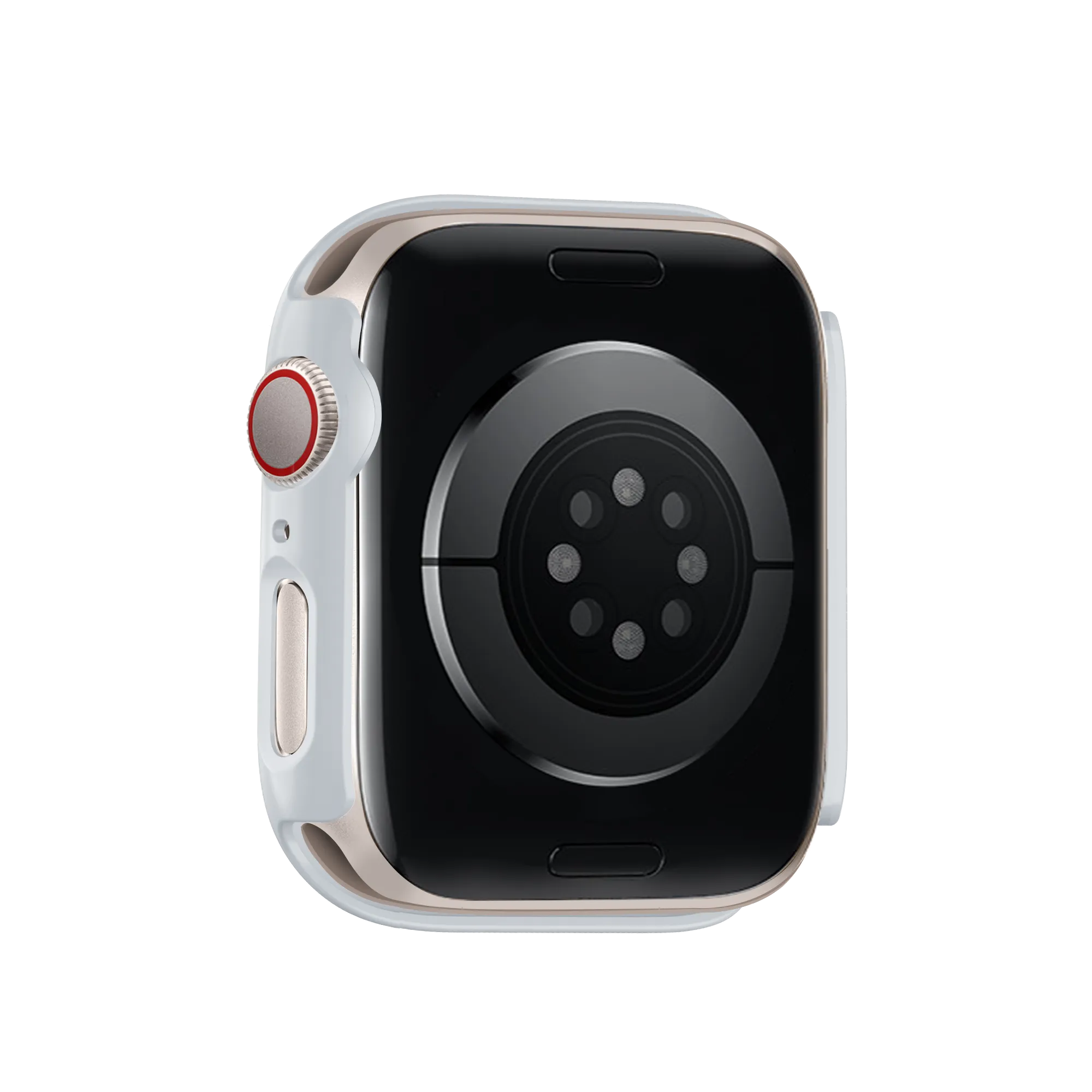 Bandz Coque PC avec verre Apple Watch 10/11 (argenté)