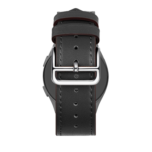 Bandz Huawei Watch Ultimate Leather Strap 'Deluxe' (Black)