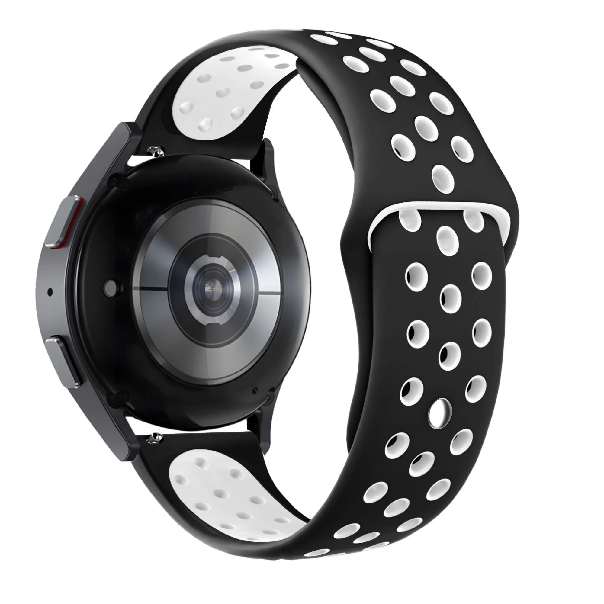 Bandz Coros Apex 42mm Sport Strap 'Deluxe' (Black/White)