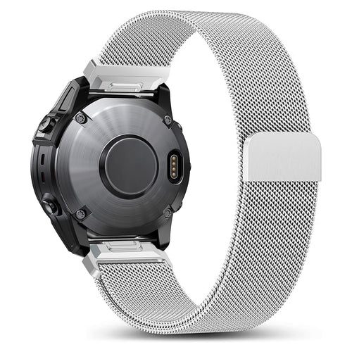 Garmin Descent Mk3i - 51mm Premium Milanese Strap (Silver)