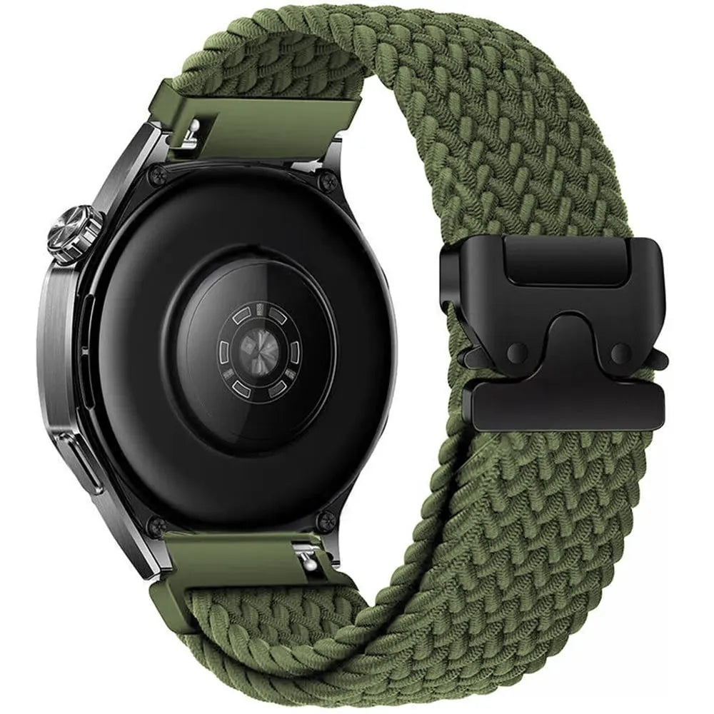 Bracelet tressé avec boucle Amazfit Balance 2 (vert)