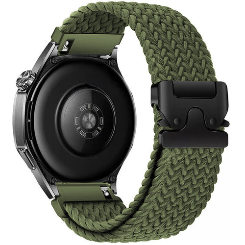 Bracelet tressé Samsung Galaxy Watch 4 Classic 46mm avec P-boucle (vert)