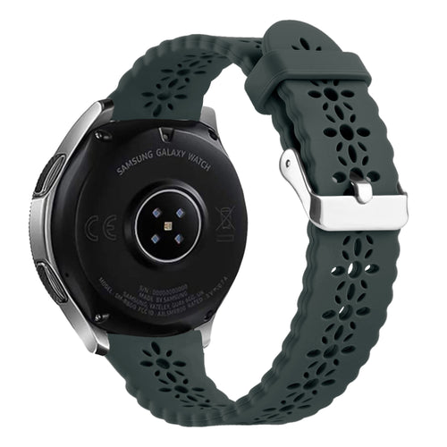Bracelet de silicone avec relief Amazfit Bip U (Pro) (vert sapin)