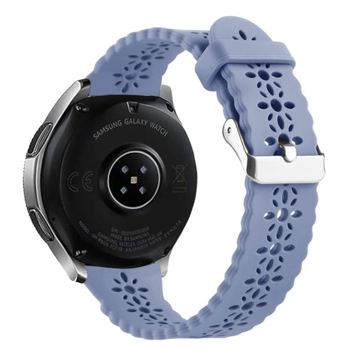Amazfit GTS 4 Patterned Silicone Strap (Lavender Grey)
