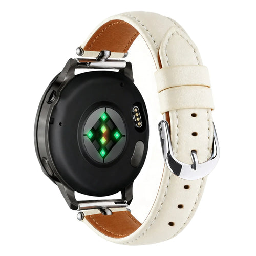 Bandz Amazfit Cheetah 2 Pro Leather Strap 'Bullet' (White)