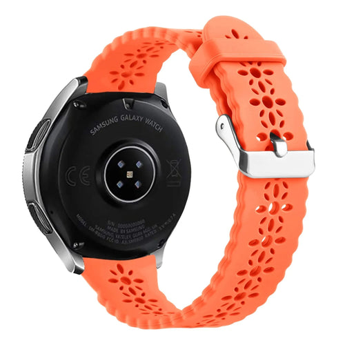 Amazfit Bip 3 (Pro) Patterned Silicone Strap (Orange)