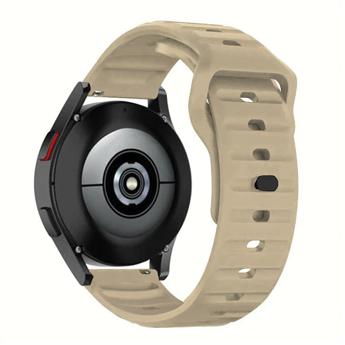 Bracelet silicone 'Outdoor' Amazfit Active 2 (beige-marron)