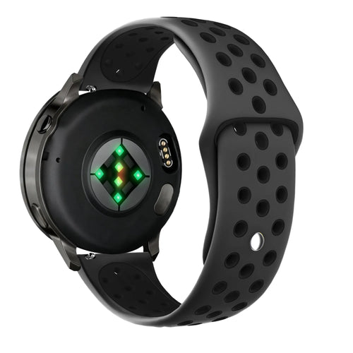 Bandz Bracelet sport 'Deluxe' Garmin Venu 3 (gris foncé/noir)