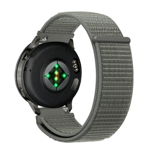 Bandz Bracelet nylon Garmin Vivomove HR (gris-vert)