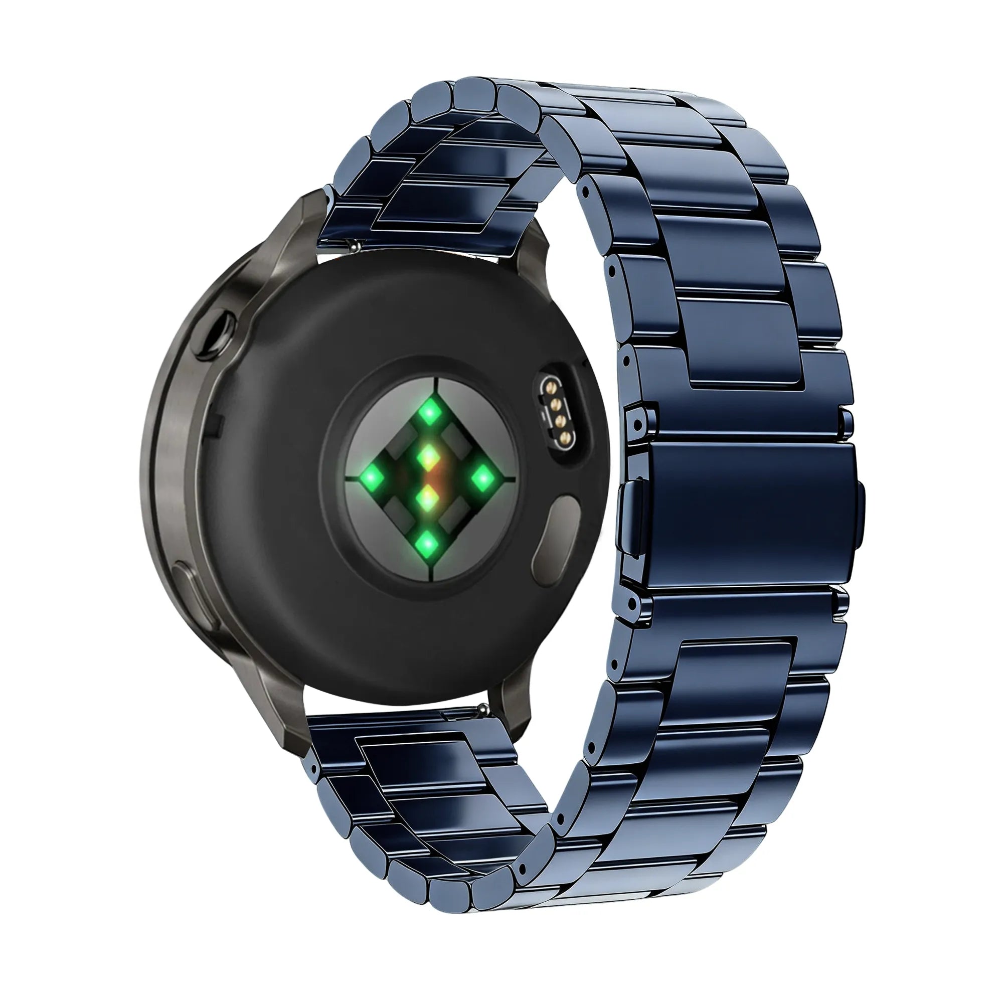 Bandz Bracelet acier 'Classic' Garmin Forerunner 570 - 47mm (bleu)