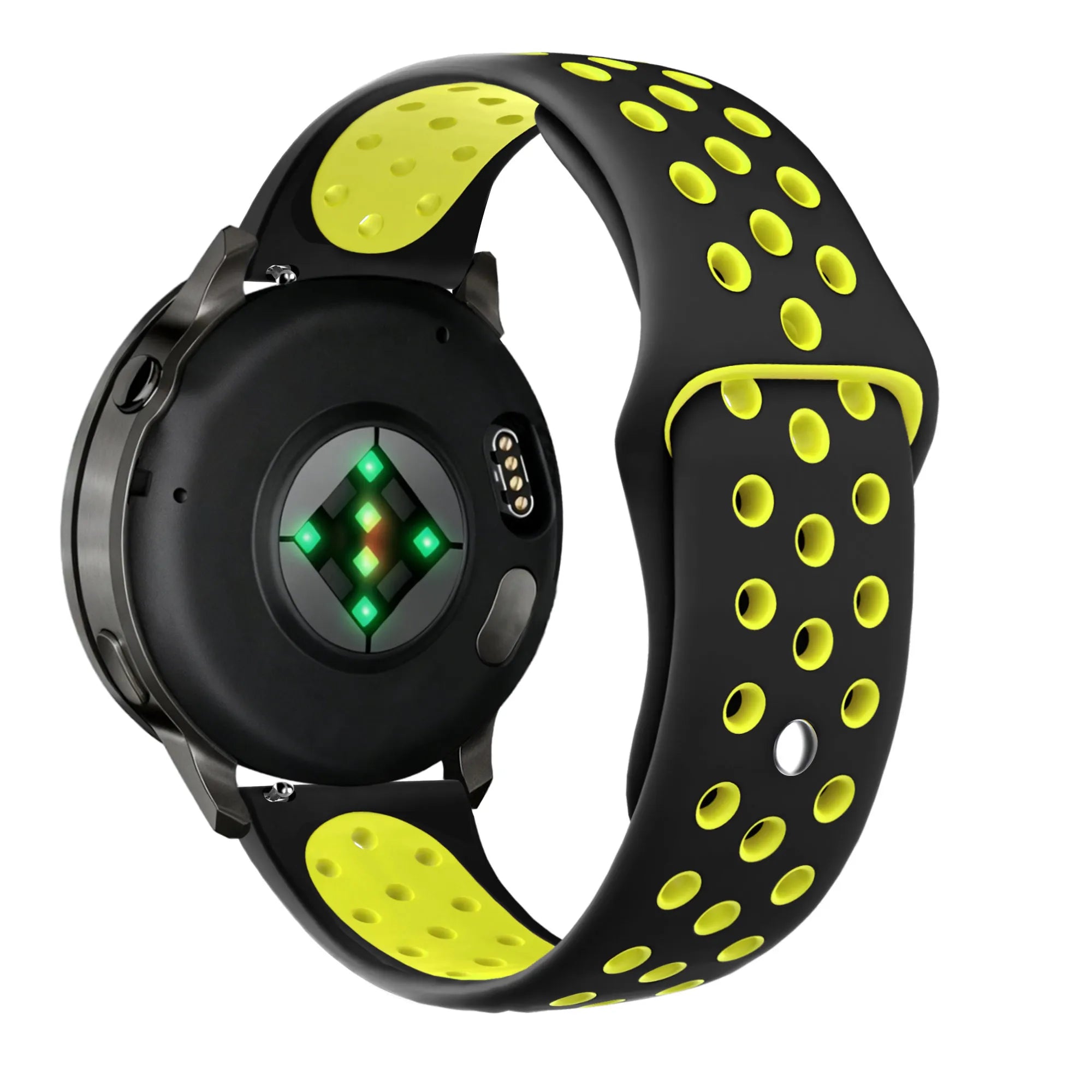 Bandz Garmin Forerunner 255 Sport Strap 'Deluxe' (Black/Yellow)