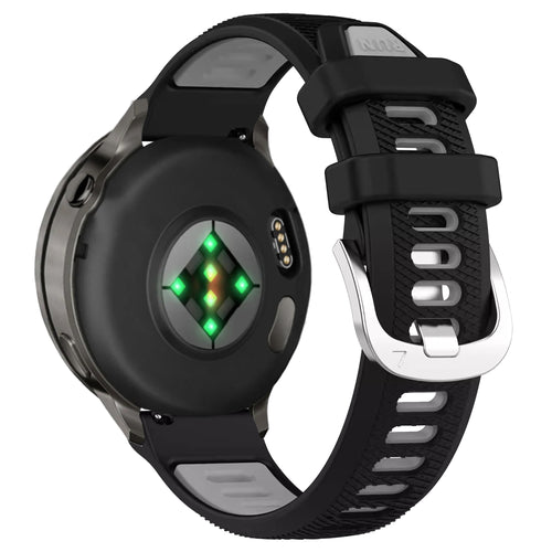 Bandz Garmin Forerunner 255s Sport Strap with Buckle (Black/Grey)