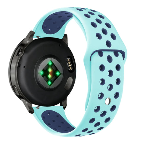 Bandz Garmin Vivomove HR Sport Strap 'Deluxe' (Aqua/Blue)