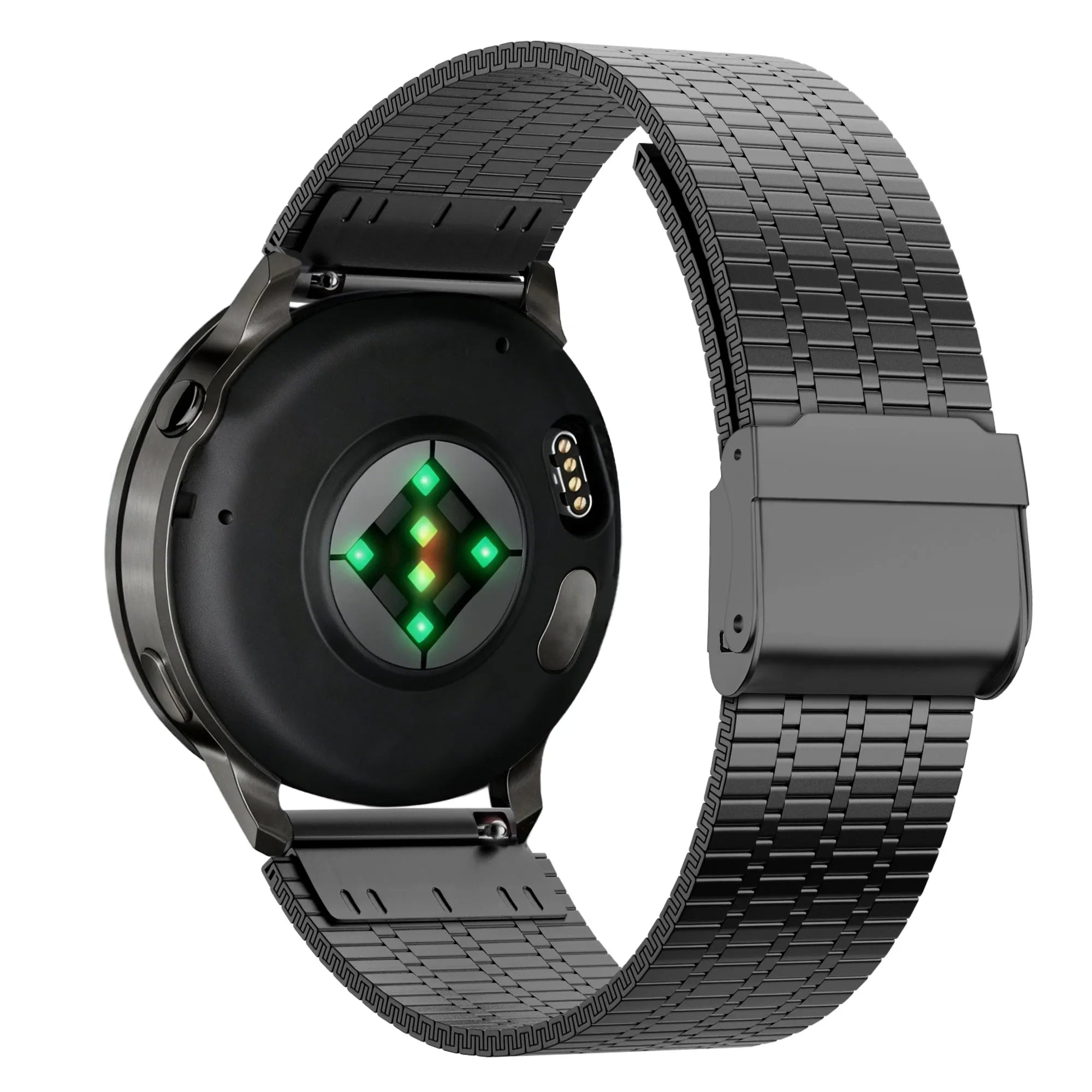Bandz Bracelet acier ajustable Alpine Garmin D2 Air X15 (noir)