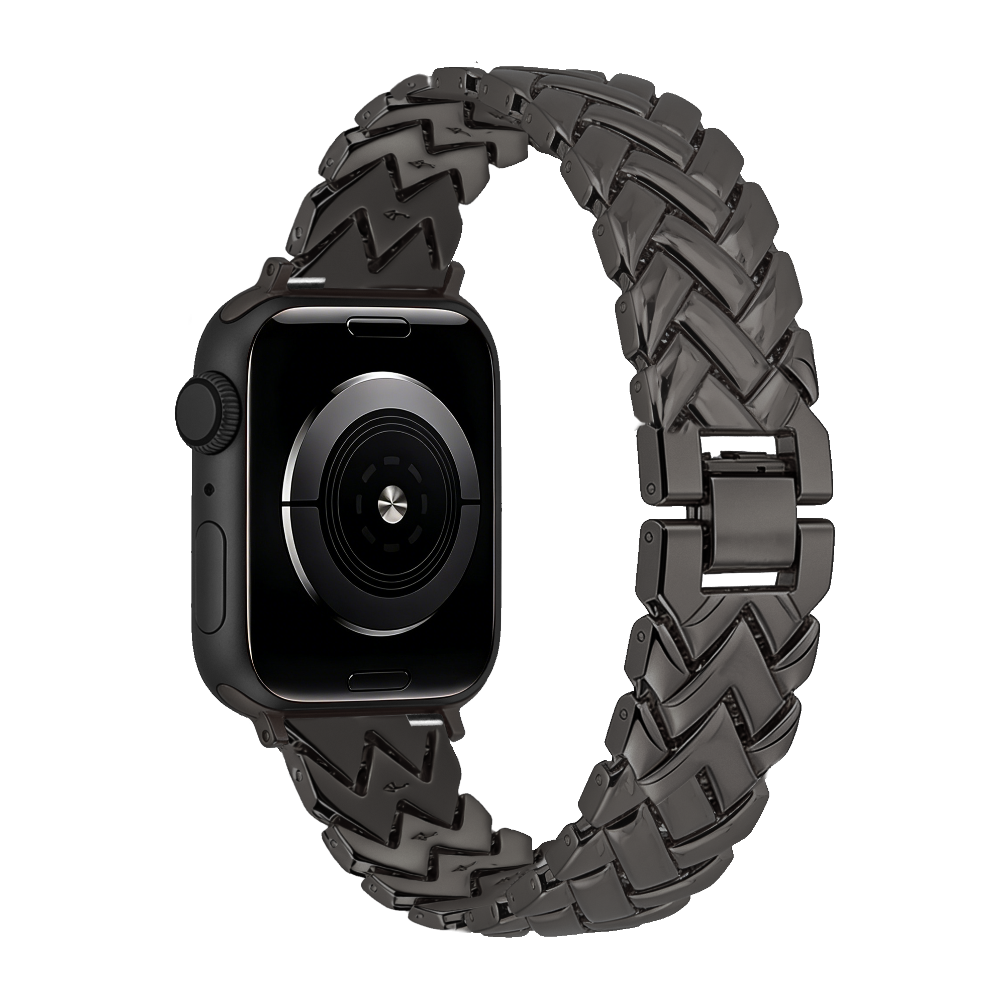 Bandz Bracelet metal 'V-Type' Apple Watch (noir)
