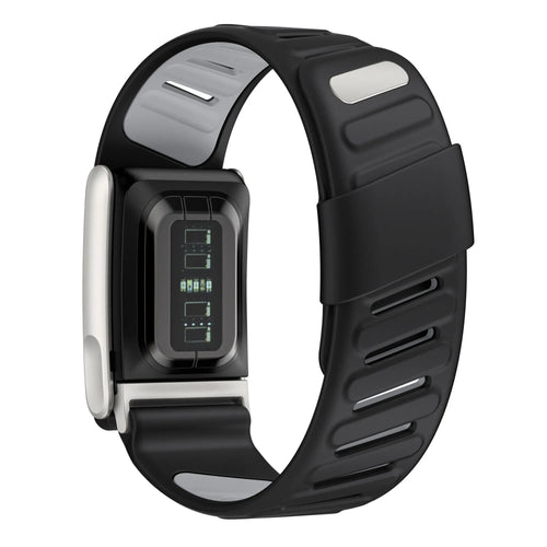 Bracelet sport compatible avec Whoop MG (noir/gris)