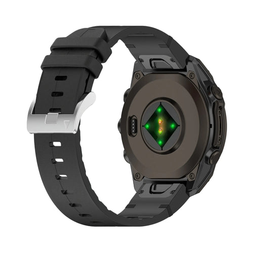 Garmin Forerunner 945 Leather Hybrid Strap (Black)