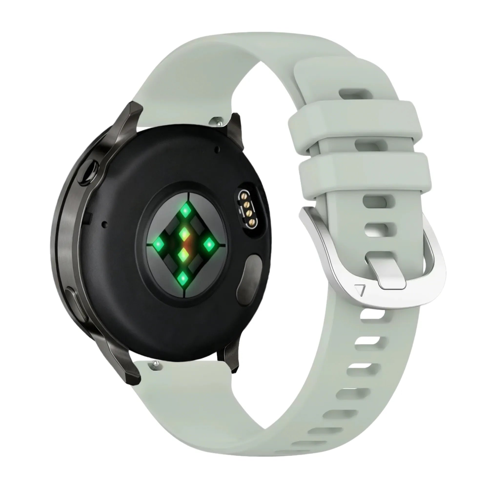 Bandz Garmin Forerunner 265s Silicone Strap 'Classic' (Light Green)