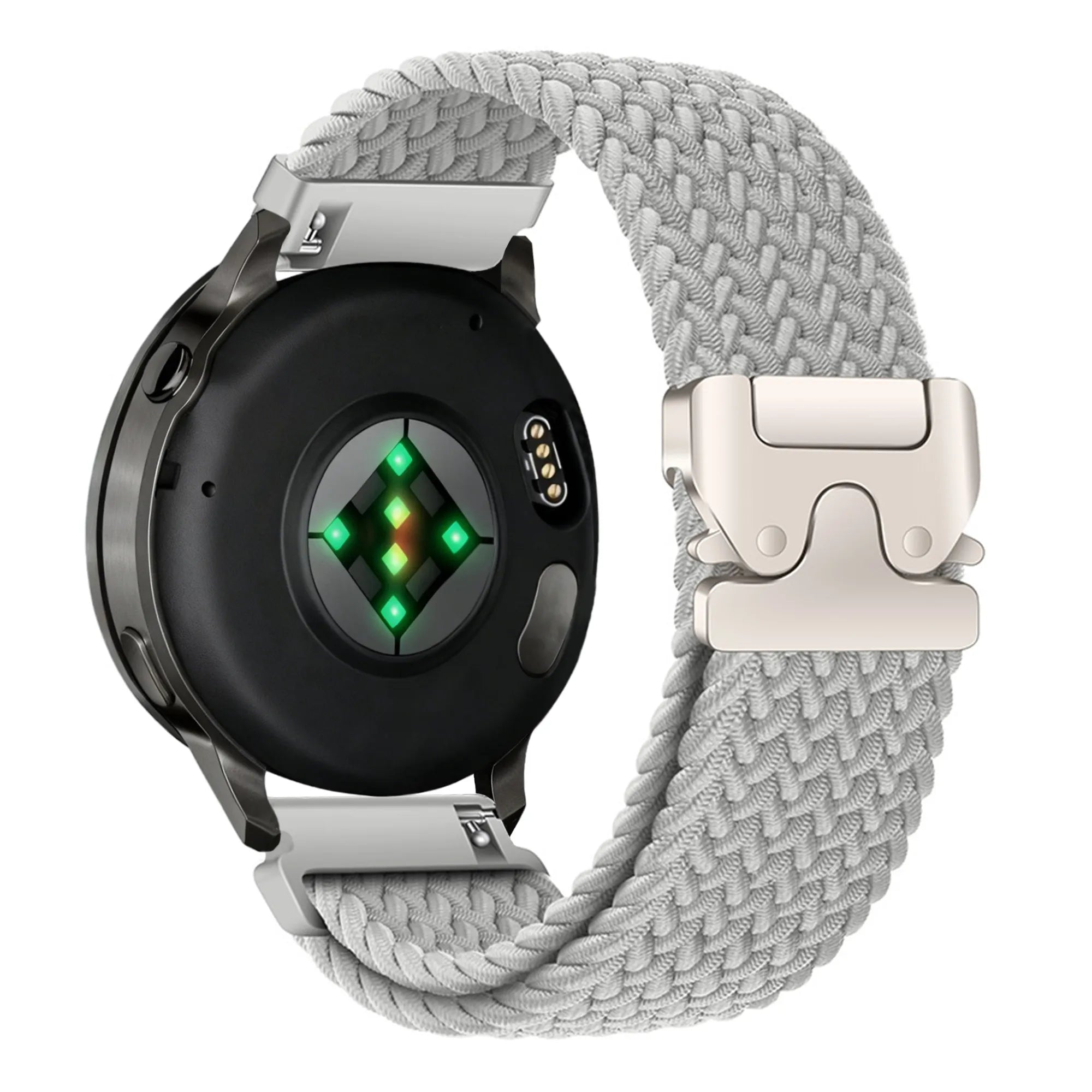 Bandz Bracelet tressé 'Parachute' Garmin Venu 3 (gris clair)