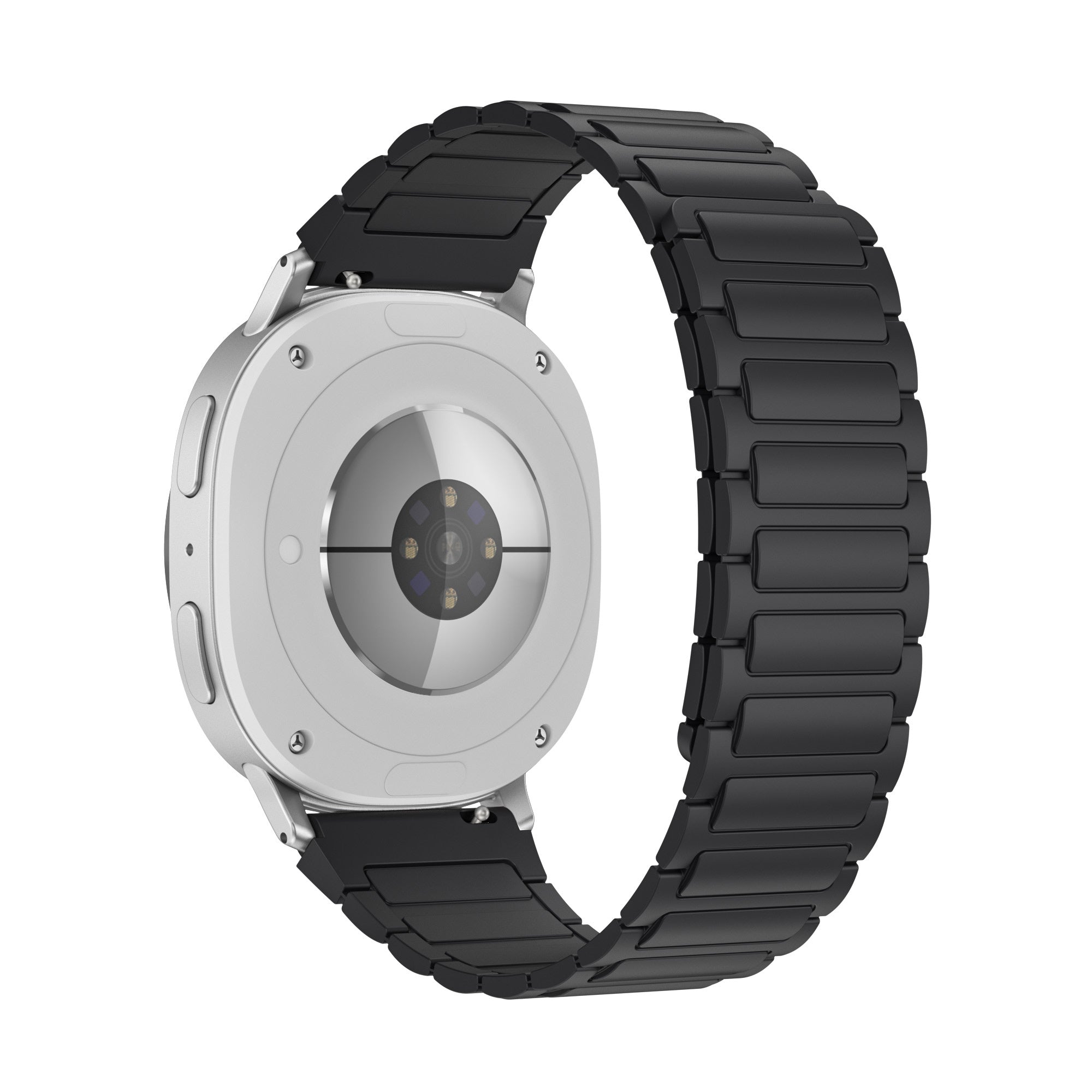 Bracelet magnétique silicone Samsung Galaxy Watch 9 - 44mm (noir)