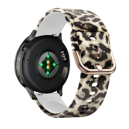 Bandz Garmin Vivomove Style Silicone Strap 'Lucky Leopard'