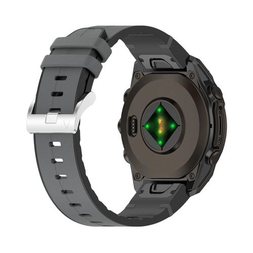 Garmin Approach S62 Leather Hybrid Strap (Grey)