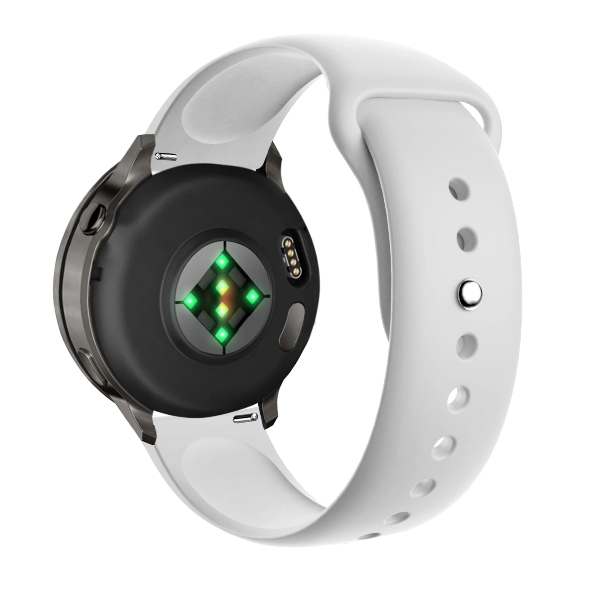 Bandz Bracelet sport 'Deluxe' Garmin Vivomove 3s (blanc)