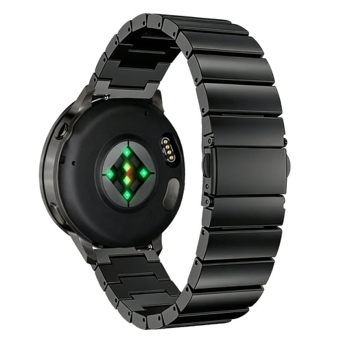 Bandz Bracelet acier 'One Bead' Garmin Vivomove Sport (noir)