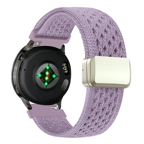 Bandz Garmin Venu 4 - 41mm Vintage Nylon Strap (Light Purple)