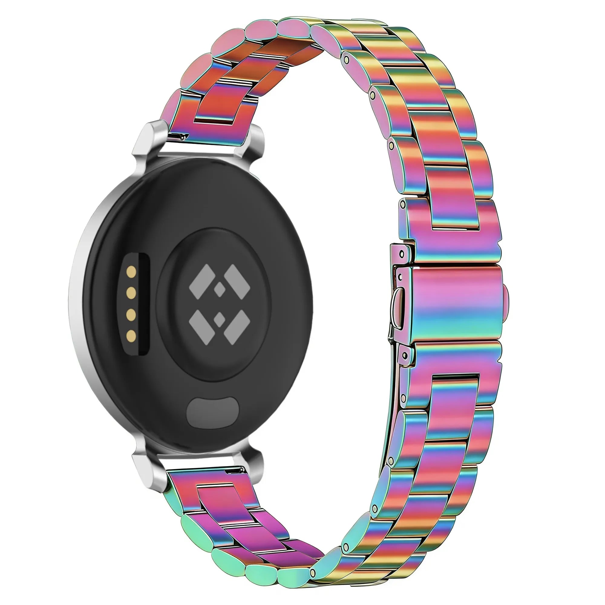 Bandz Bracelet acier 'Classic' Pebble Round 2 - 14mm (arc-en-ciel)