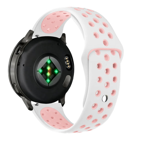 Bandz Garmin Approach S44 Sport Strap 'Deluxe' (White/Pink)