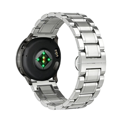 Bandz Bracelet acier 'Deluxe' Garmin Vivomove Sport (argent)