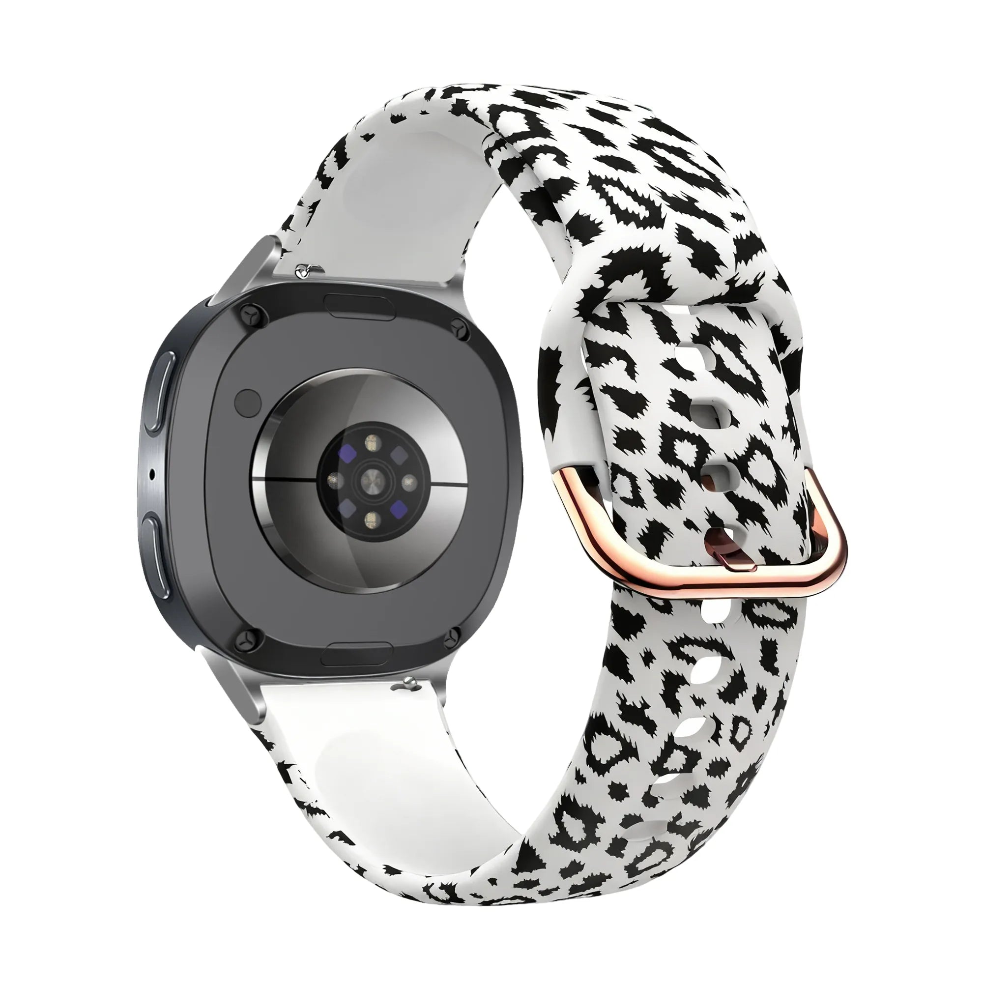 Samsung Galaxy Watch 8 Classic White Leopard Strap