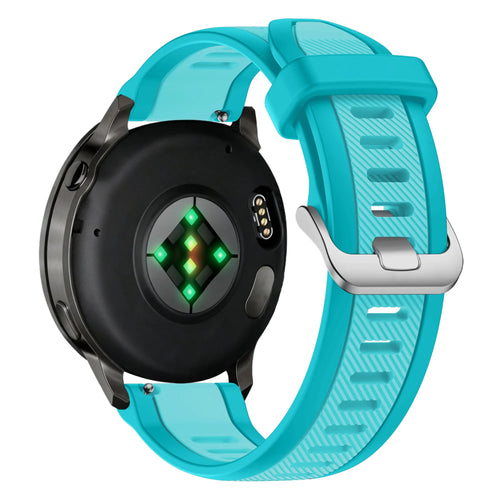 Bandz Garmin Venu 2 Plus Dual Buckled Sport Strap (Aqua)
