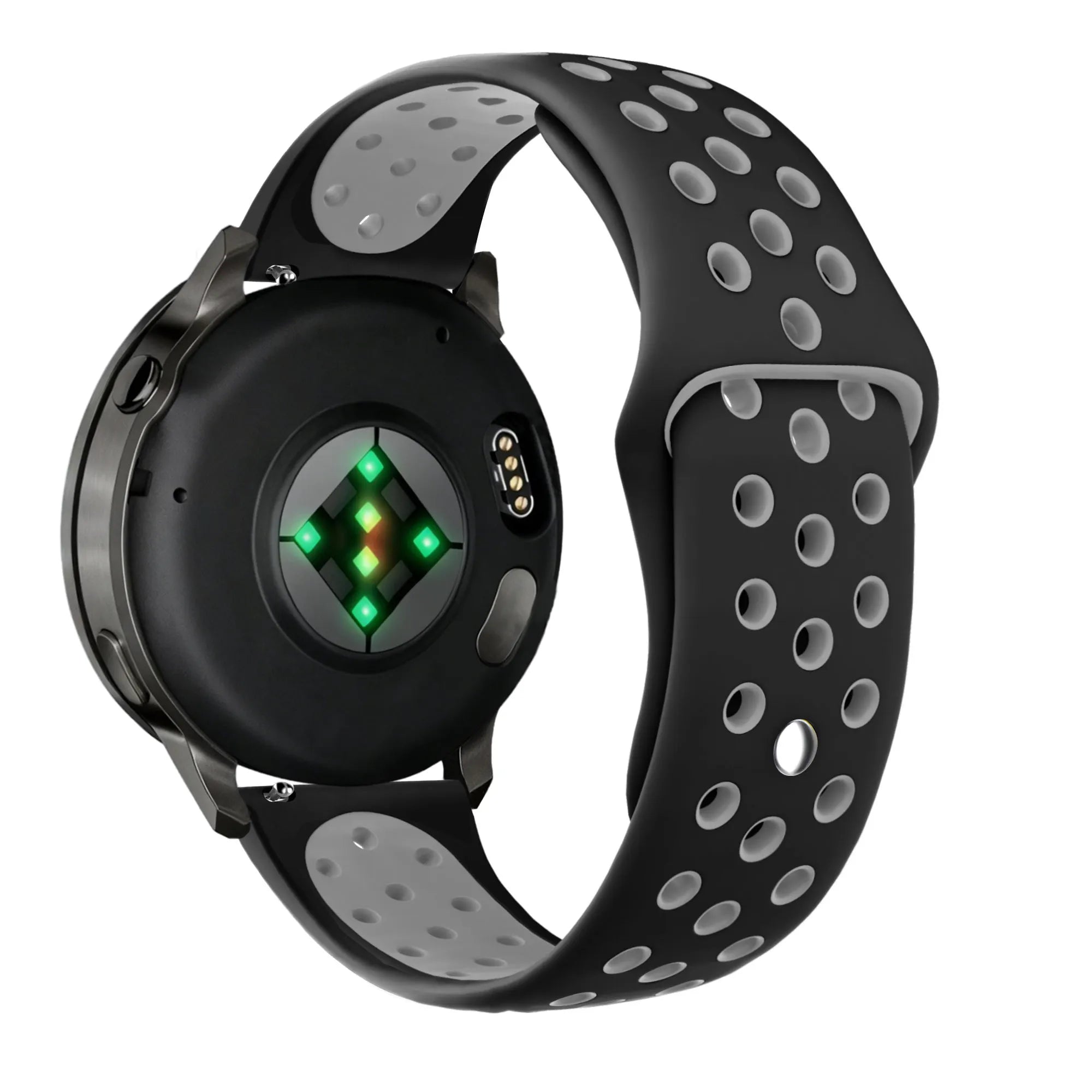 Bandz Bracelet sport 'Deluxe' Garmin Forerunner 255 (noir/gris)