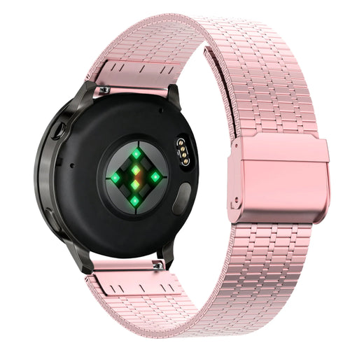Bandz Bracelet acier ajustable Garmin Approach J1 (rose sable)