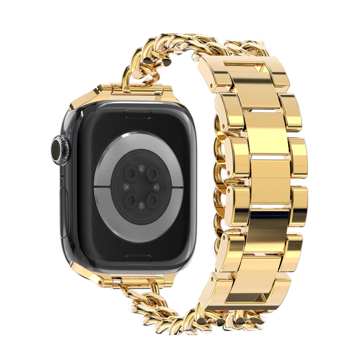 Bandz Bracelet acier 'Double Tour' Apple Watch (or)